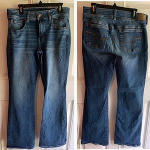 Kick boot jeans size 14 x long